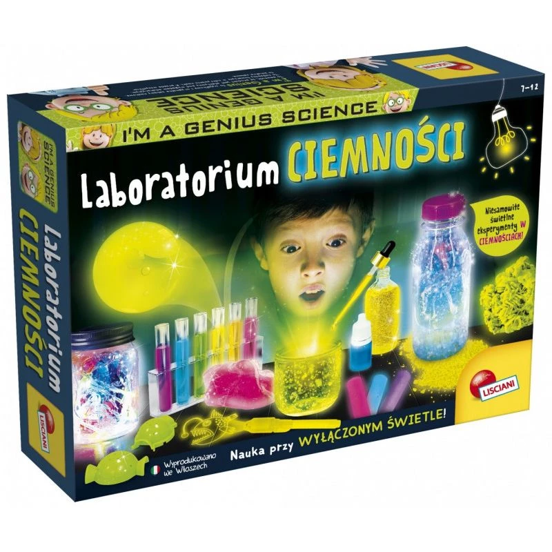 Lernset Liscianigiochi Im A Genius Das Labor der Dunkelheit 304-PL83879 (Wissenschaftskasten)