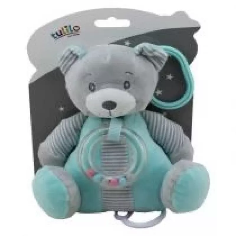 Spieluhr TULILO Mint Teddybär 18 cm — mechanisches Musikspielzeug, 18 cm Höhe