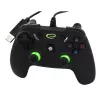 Esperanza EGG110K Vanquisher kabelgebundenes USB-Gamepad für PC/PS3, Vibration, 12 Tasten, 2 Analogsticks, schwarz/grün