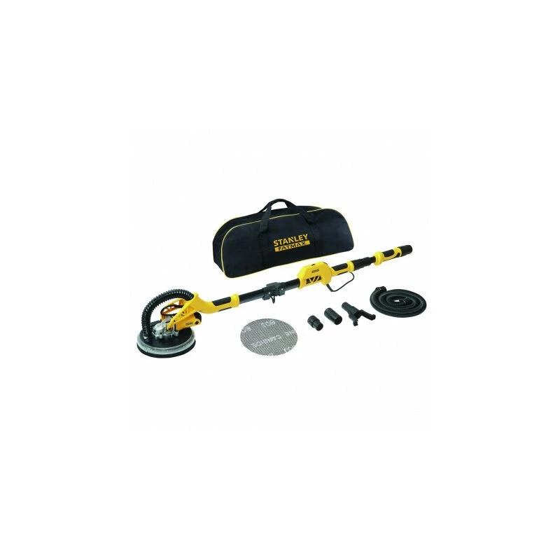 Stanley SFMEE500S 750 W Wandschleifer (Trockenbauschleifer), schwarz/gelb