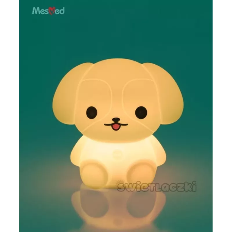 Tragbare wiederaufladbare Silikonlampe Mesmed MM027 Dog — wiederaufladbare tragbare Lampe mit Silikondesign, Modell MM027