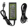 Netzteil Green Cell AD38AP 65W für Lenovo Laptops, 20V 3,25A, 1,2 m Kabel, schwarz