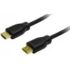 LogiLink CH0055 High-Speed-HDMI-Kabel mit Ethernet, HDMI 1.4, A-Stecker auf A-Stecker, vergoldet, 20 m, schwarz