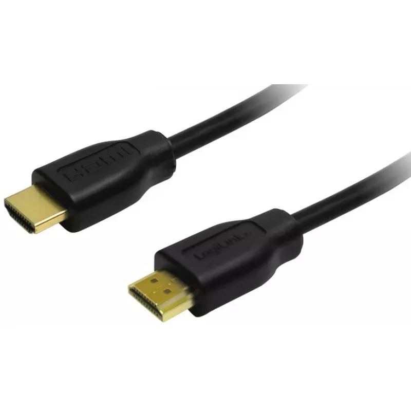 LogiLink CH0055 High-Speed-HDMI-Kabel mit Ethernet, HDMI 1.4, A-Stecker auf A-Stecker, vergoldet, 20 m, schwarz