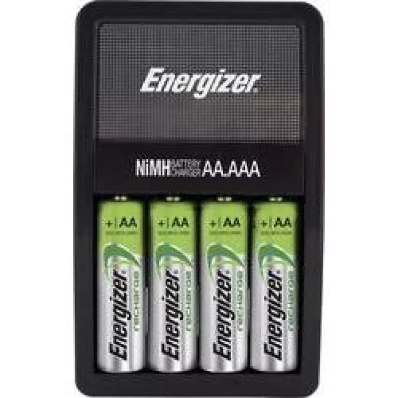 Energizer Maxi Ladegerät CHVCM4-EU mit 4 AA 2000 mAh NiMH-Akkus (CHVCM4-EU)