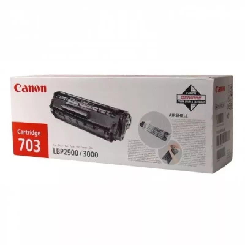 Canon CRG 703 Tonerkartusche, Schwarz, 2000 Seiten