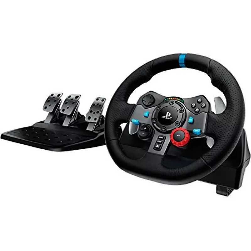 Logitech G920 Driving Force Rennlenkrad mit Pedalen für Xbox One und PC, USB, Schwarz (941-000123)