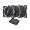 Thermaltake Riing 12 RGB TT Premium Edition CL-F049-PL12SW-A Gehäuselüfter, 3er-Pack, 120 mm, 1400 U/min, RGB