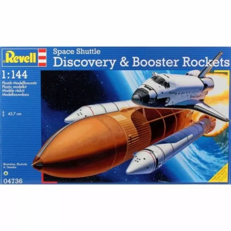 Space-Shuttle-Bausatz Revell Space Shuttle Discovery + Booster-Raketen