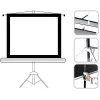 Maclean MC-536 Projektionsleinwand mit Stativ, 72 Zoll, 4:3