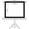 Maclean MC-536 Projektionsleinwand mit Stativ, 72 Zoll, 4:3