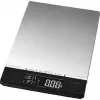 Bomann KW 1421 CB Küchenwaage, LCD-Display, Edelstahl, 160 x 230 x 18 mm, AAA, Schwarz (614211)