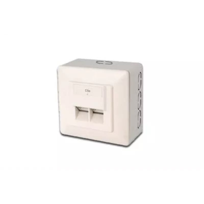 Digitus CAT 5e, Klasse D, Datendose, geschirmt, Aufputz