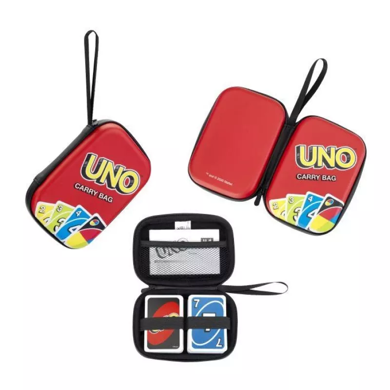 Theo Klein 5901 Uno-Kartenbox, rot/schwarz