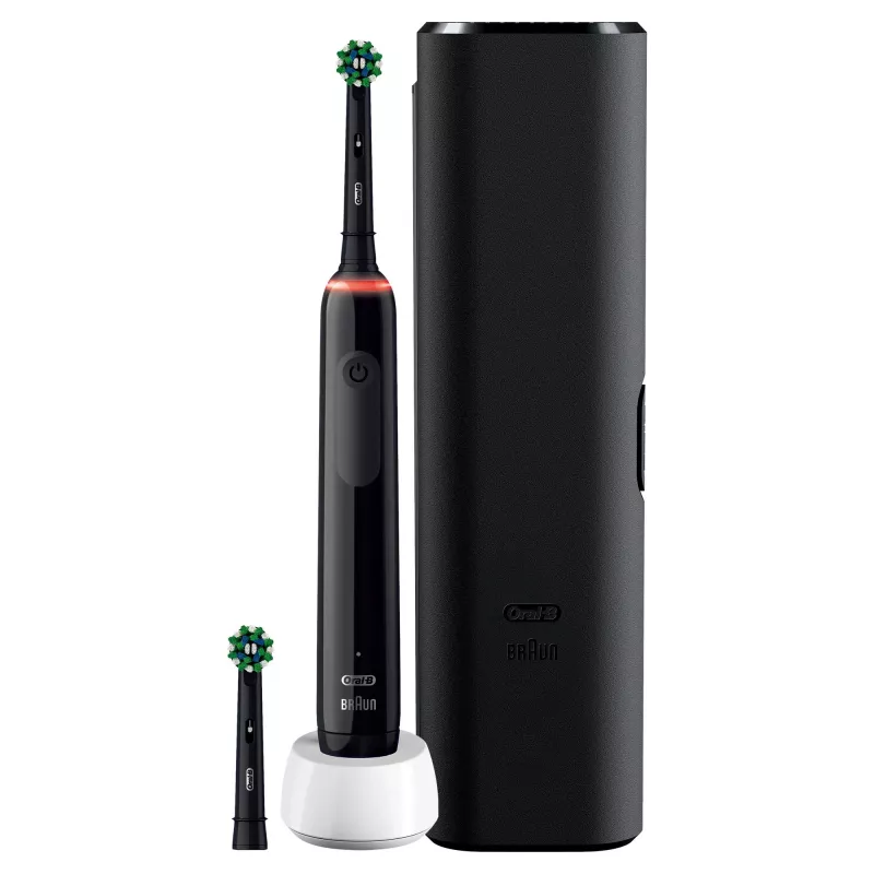 Oral-B Pro 3 3500 rotierende Zahnbürste für Erwachsene Schwarz
