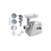 Esperanza EKM012E Meatball elektrischer Fleischwolf, 600 W, 3 Lochscheiben, Aufsätze für Wurst und Kebbe, grau