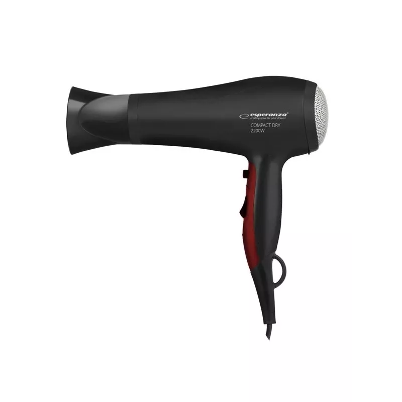 Esperanza Pamela EBH004K Haartrockner, 2200 W, Schwarz