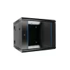 Extralink Rackmount-Gehäuse 6U 600x600 AZH Schwarz wandmontiert, schwenkbar