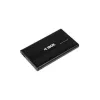 iBox HD-01 IEU2F01 2,5" externes HDD-Gehäuse, SATA, USB 2.0, Aluminium, schwarz
