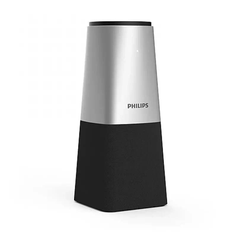Philips PSE0540 Smart Meeting tragbares Konferenzmikrofon, USB-C, Schwarz/Silber