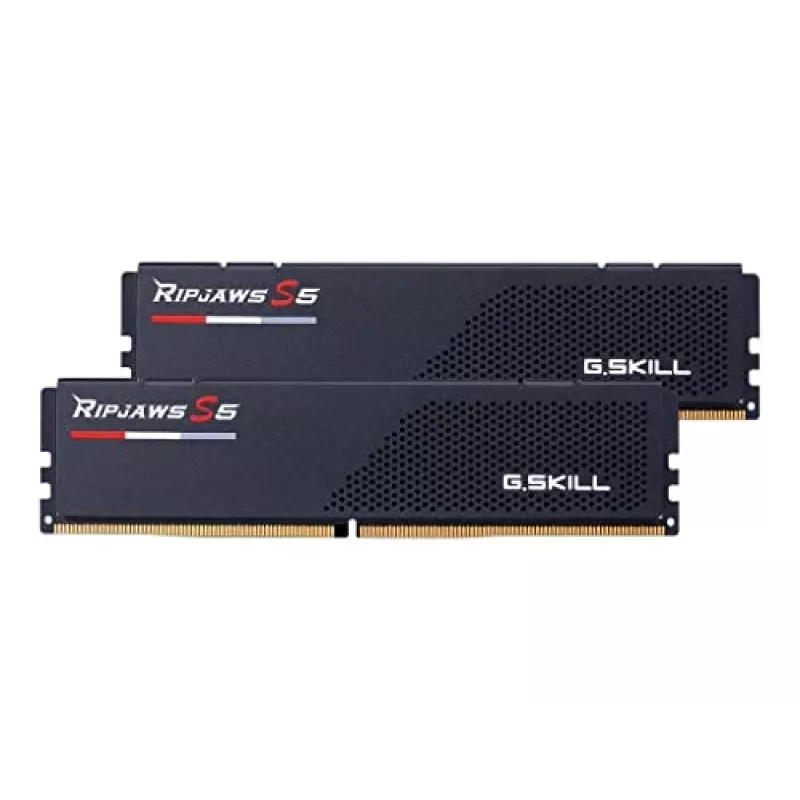 G.Skill Ripjaws S5 32 GB (2 x 16 GB) DDR5 6000 MHz CL30 non-ECC Arbeitsspeicher-Kit, Schwarz (F5-6000J3040F16GX2-RS5K)
