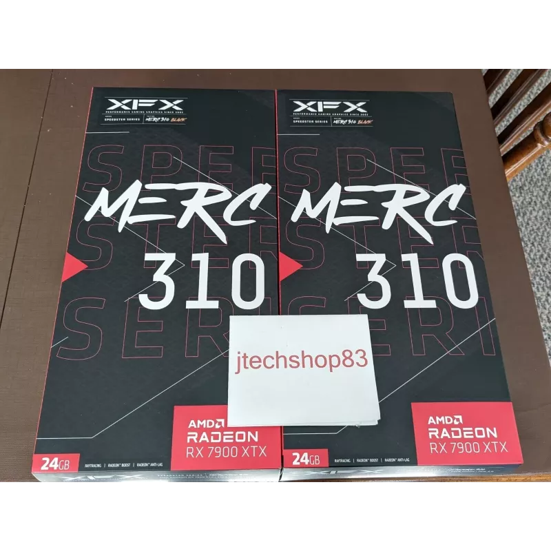 Grafikkarte XFX Radeon RX 7900 XTX 24 GB GDDR6, PCIe 4.0, 384-Bit, 355 W, 3x Lüfter