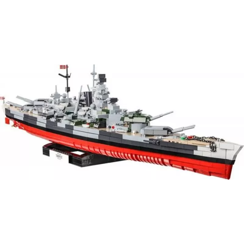 COBI 4839 Historical Collection Schlachtschiff Tirpitz Klemmbausteinset, 2810 Elemente, 1:300