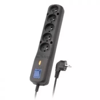 Lestar 5+ Lf-530wa, Überspannungsschutz, 5m, Schwarz Lf-530wa 5+ 3l G-a K. Cz 5,0m