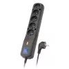 Lestar 5w LV-530W, PDU, 3m, Schwarz LV-530W G-a K. Cz 3,0m