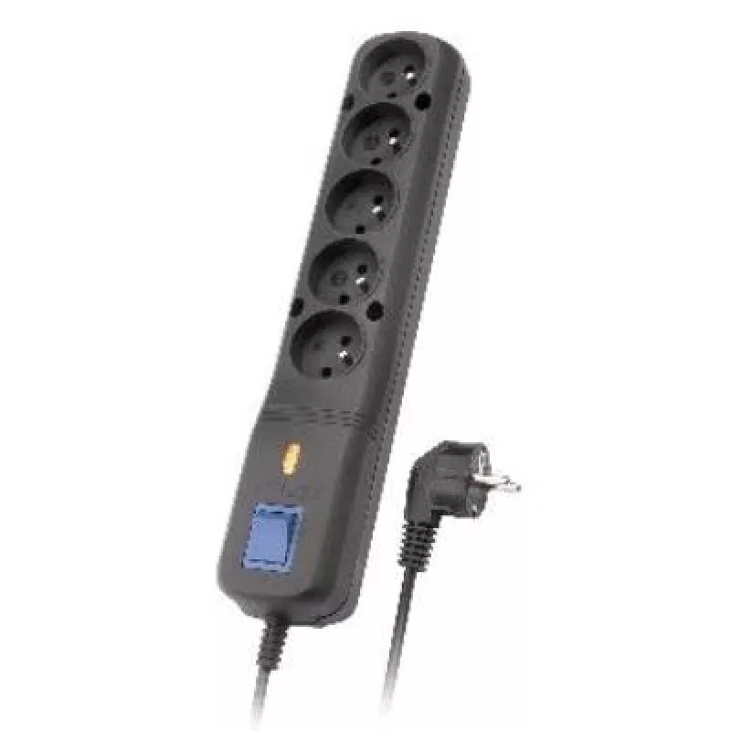 Lestar 5+ Lf-530wa, Überspannungsschutz, 1,5 m, Schwarz Lf-530wa 5+ 3l G-a K. Cz 1,5m
