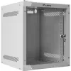 Lanberg WF10-2306-10S 10" Wandschrank (Rack) 6U, 336×280×310 mm, Glastür, 20 kg, grau (RAL 7035)