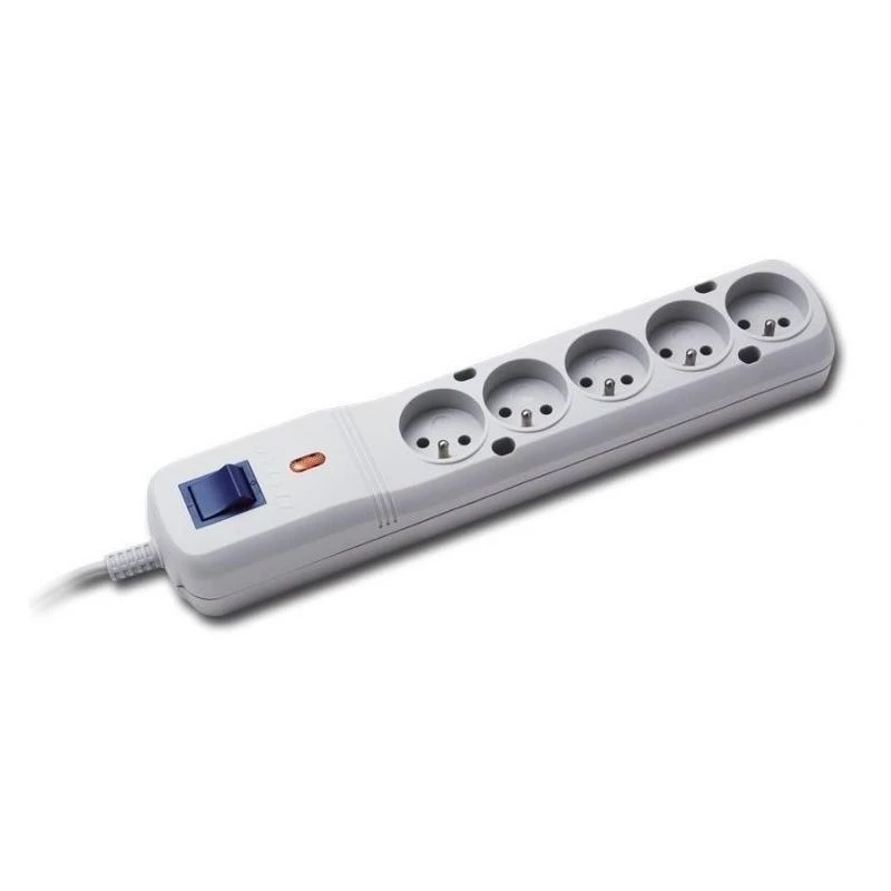 Lestar LV-530W Überspannungsschutz, 5 m, grau