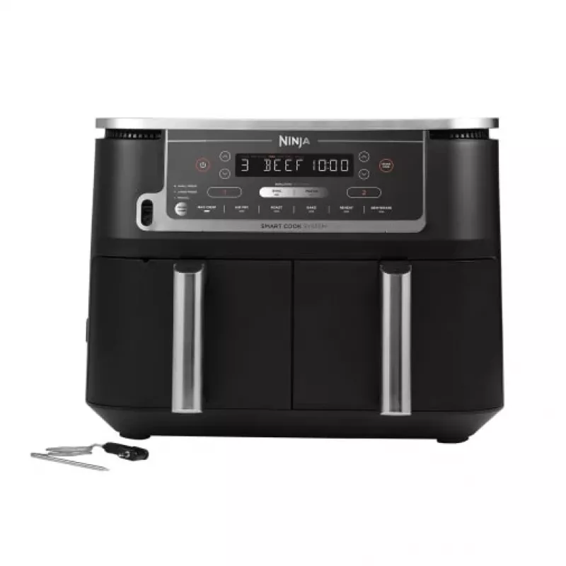 Ninja AF451EU Heißluftfritteuse Single 9,5 L 2470 W Schwarz