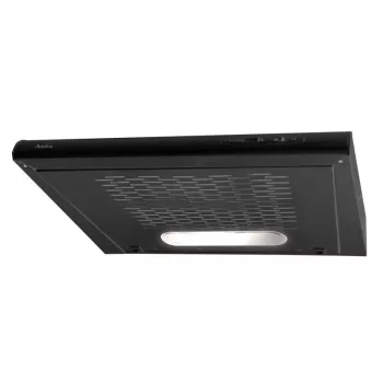 Einbau-Dunstabzugshaube AMICA OSC6212B, 600 mm, max. Abluftleistung 163 m³/h, Aluminium-Fettfilter, LED, 3 Stufen