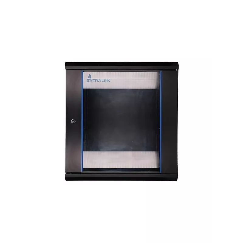 Wandmontageschrank Extralink Extralink Rackmount cabinet 12U 600x450 Schwarz