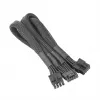 Thermaltake AC-063-CN1NAN-A1 Kabelsplitter, schwarz, Stecker/Stecker, 600 mm