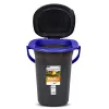 GreenBlue GB320BB tragbarer Camping-Toiletteneimer, 19 l, Schwarz/Marineblau