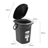 GreenBlue GB320BB tragbarer Camping-Toiletteneimer, 19 l, Schwarz/Marineblau
