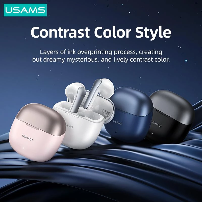Kopfhörer USAMS TWSXH Series Dual Mic Wireless Blau/Blau BHUXH03