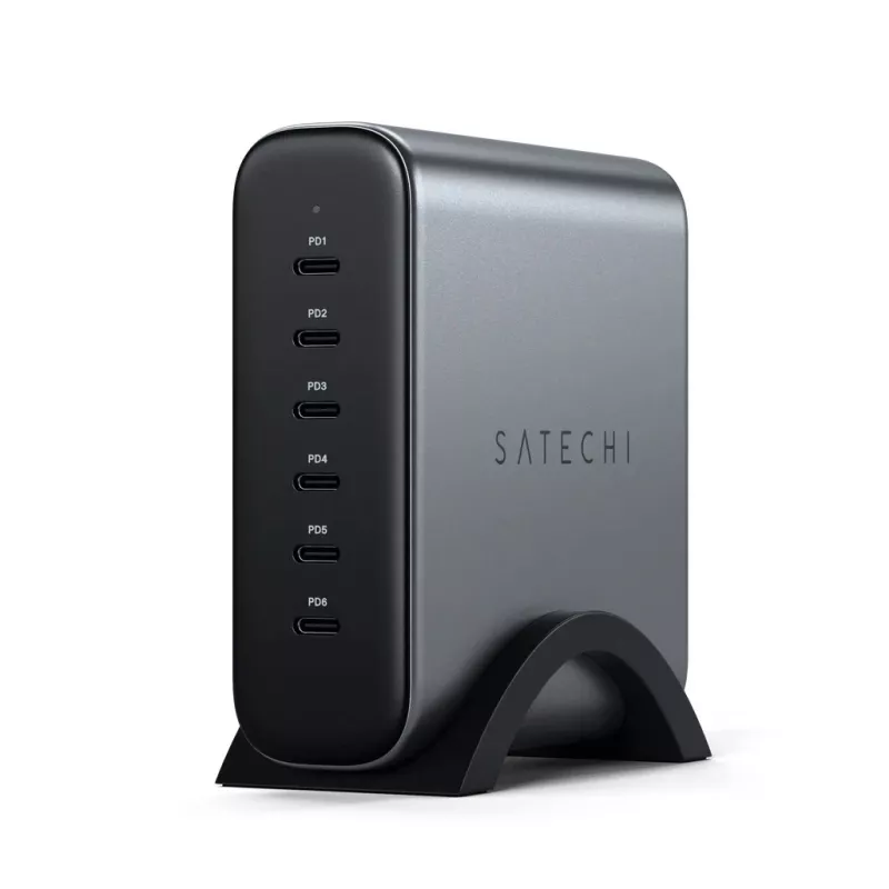 Indoor-Ladegerät Satechi ST-C200GM-EU Universal Grau 6 USB Type-C-Anschlüsse