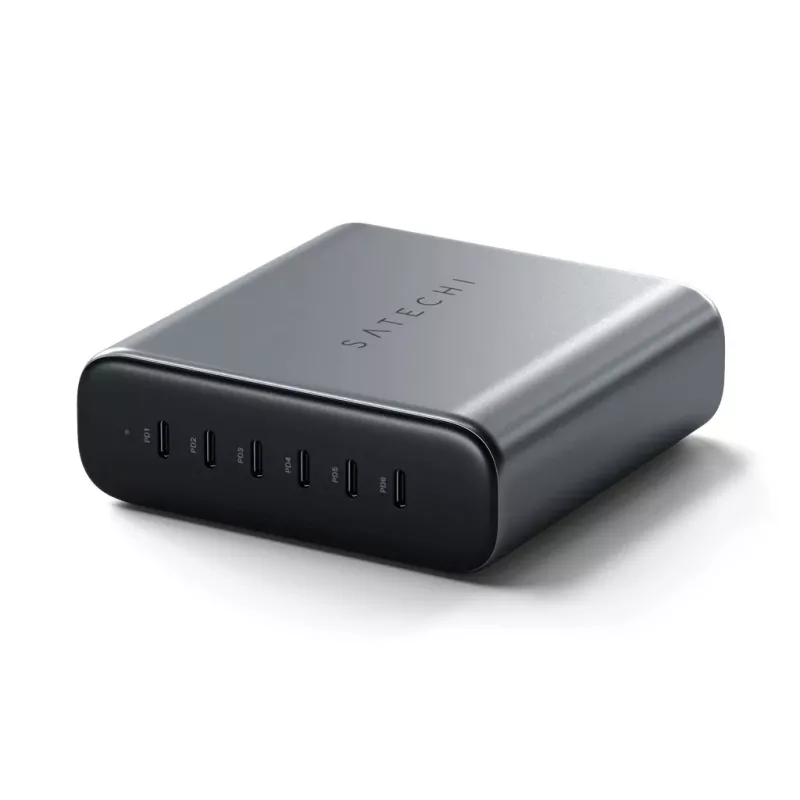 Indoor-Ladegerät Satechi ST-C200GM-EU Universal Grau 6 USB Type-C-Anschlüsse