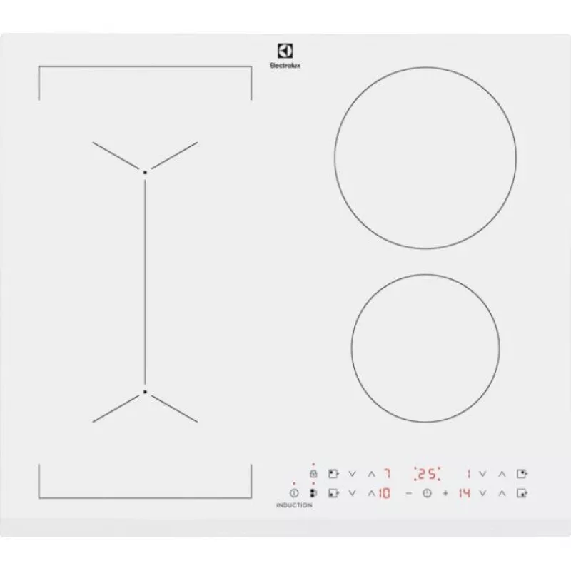 Electrolux LIV63431BW Weißes Einbau-Induktionskochfeld, 59 cm, 4 Zonen