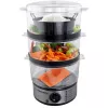 Esperanza Steam Volcano EKG009 Dampfgarer, 3 Körbe, 400 W