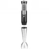 LAFE BlendMix BRK-003A Stabmixer-Set, 800 W, 2 Geschwindigkeiten, Turbo, Edelstahlmesser, 0,6-l-Becher, schwarz/silber