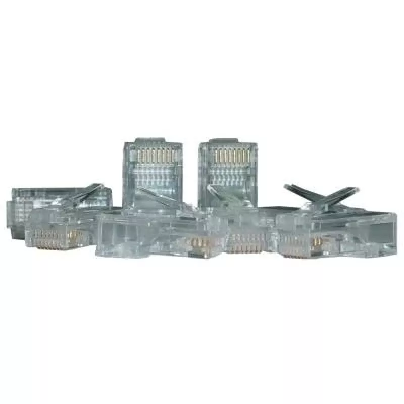 Kabelverbinder RJ45 DIGITUS X-ML-6U-IMP, transparent, Stecker, 100er-Pack