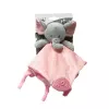 Plüschtier TULILO Milly rosa Elefant 25 x 25 cm, weiches Stofftier für Babys