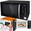 Kombi-Mikrowelle ESPERANZA COCINERO 1200 W, 20 L, Grill 900 W, LED-Anzeige, Tischgerät, schwarz