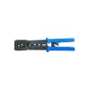 Lanberg NT-0204 Crimpzange für RJ45-, RJ12-, RJ11-Durchgangsstecker, schwarz/blau