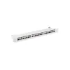 Lanberg PPS7-1024-S Patchpanel 19 Zoll 1U, 24 Ports, Cat7, FTP geschirmt, grau