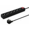 SAVIO LZ-04 Steckdosenleiste Schwarz